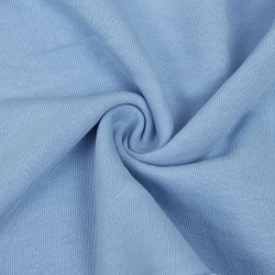 Ткань Футер 3-х нитка, Петля, цвет Светло-Голубой (на отрез)  в Анапе