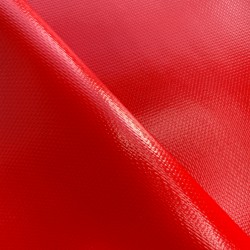 Тентовый материал ПВХ 600 гр/м2 плотная, Красный (Ширина 150см), на отрез  в Анапе, 600 г/м2, 1189 руб