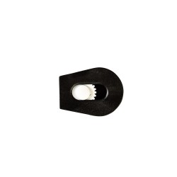 Зажим для шнура 4 мм KL цвет Чёрный + Белый (поштучно)  в Анапе