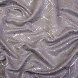 Ткань Блэкаут для штор светозатемняющая 75% &quot;Ледовое тиснение  Серый&quot;   в Анапе