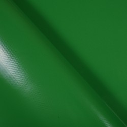 Ткань ПВХ 450 гр/м2, Зелёный (Ширина 160см), на отрез  в Анапе