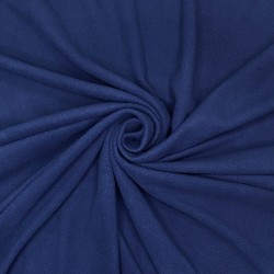 Флис Односторонний 130 гр/м2, цвет Темно-синий (на отрез)  в Анапе