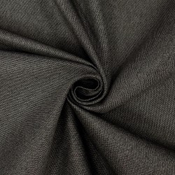 Ткань Рогожка (мебельная), цвет Тёмно-Серый (на отрез)  в Анапе