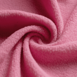 Флис Односторонний 130 гр/м2, цвет Розовый (на отрез)  в Анапе