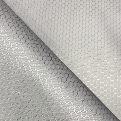 Ткань Оксфорд 300D PU Рип-Стоп СОТЫ, цвет Светло-Серый (на отрез)  в Анапе
