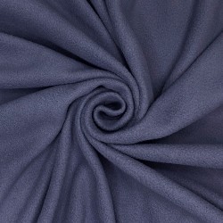 Ткань Флис Односторонний 130 гр/м2, цвет Темно-серый (на отрез)  в Анапе