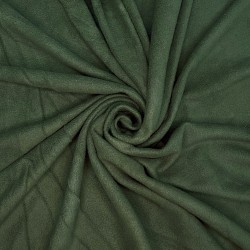 Ткань Флис Односторонний 130 гр/м2, цвет Темный хаки (на отрез)  в Анапе