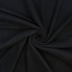 Флис Односторонний 130 гр/м2, цвет Черный (на отрез)  в Анапе