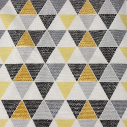 Интерьерная ткань Дак (DUCK), принт &quot;Малые Треугольники&quot; (на отрез)  в Анапе