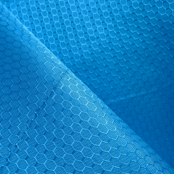 Ткань Оксфорд 300D PU Рип-Стоп СОТЫ, цвет Голубой (на отрез)  в Анапе