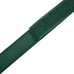 Контактная лента 25мм цвет Зелёный (велькро-липучка, на отрез)  в Анапе
