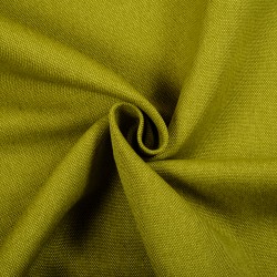 Ткань Рогожка (мебельная), цвет Зелёный (на отрез)  в Анапе