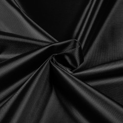 *Ткань Оксфорд 210D PU, цвет Черный (на отрез)  в Анапе