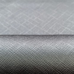 Ткань Блэкаут для штор светозатемняющая 100% &quot;Орнамент Серый&quot; (на отрез)  в Анапе