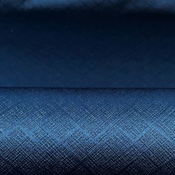 Ткань Блэкаут для штор светозатемняющая 100% &quot;Орнамент Синий&quot; (на отрез)  в Анапе